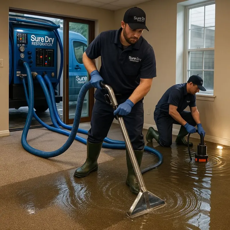 Water Extraction and Removal process in North Saint Paul, MN
